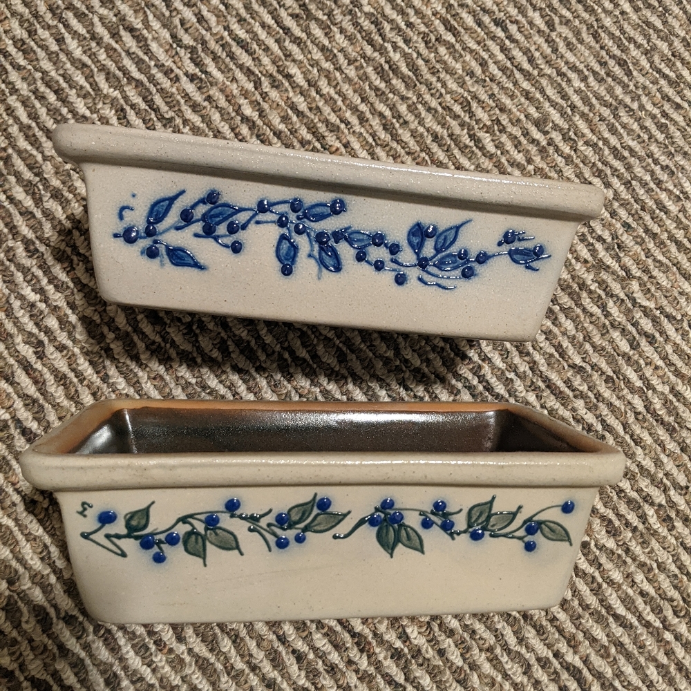 Salmon Falls Stoneware Loaf Pans (2)